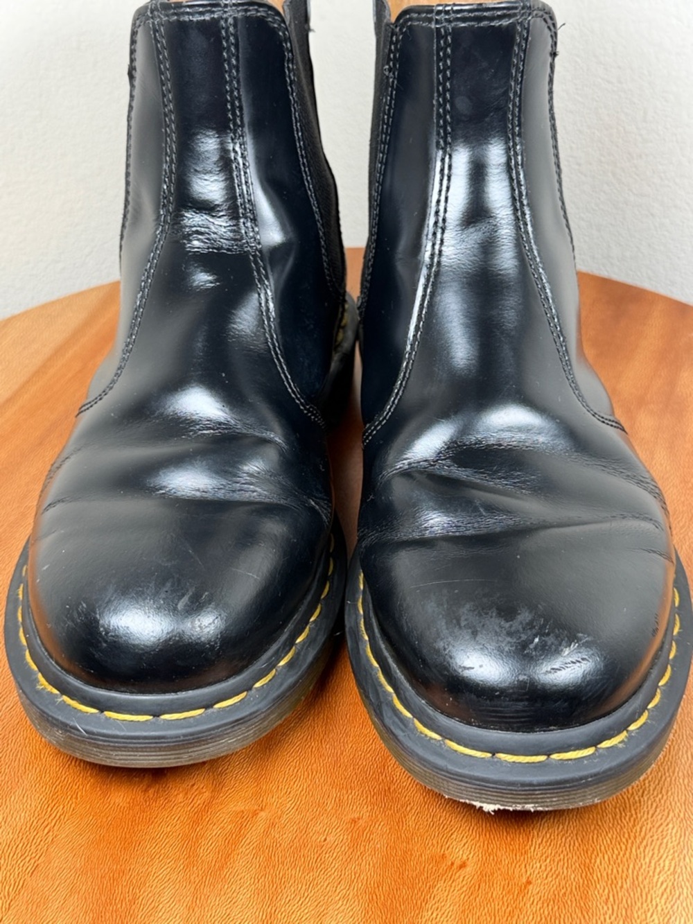 Dr. Doc Martens 2976 Chelsea Boot Black Smooth Leather Men’s 8/Ladies 9 - Picture 12 of 16